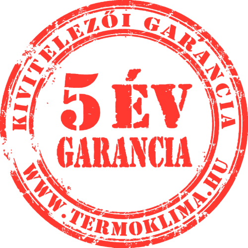 5 év garanciát vállalunk munkáinkra